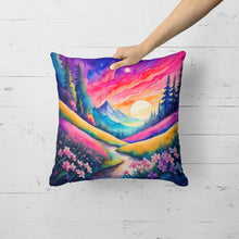 Load image into Gallery viewer, Colorful Phlox Fabric Decorative Pillow