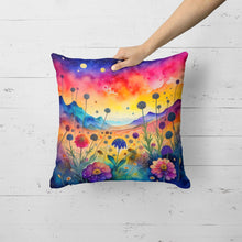 Load image into Gallery viewer, Colorful Scabiosa Fabric Decorative Pillow