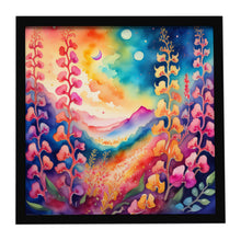 Load image into Gallery viewer, Colorful Snapdragon Framed Metal Print