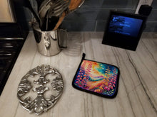 Load image into Gallery viewer, Colorful Snapdragon Pot Holders - Set of 2 Decorative Kitchen Helpers | Made in the USA