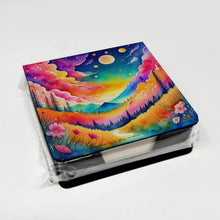 Load image into Gallery viewer, Colorful Stock, or gillyflower PU Leather Note Paper Holder