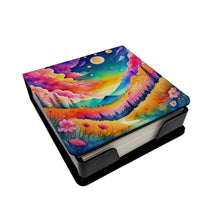 Load image into Gallery viewer, Colorful Stock, or gillyflower PU Leather Note Paper Holder