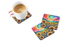 Load image into Gallery viewer, Colorful Sunflowers Foam Coaster