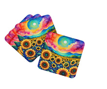 Load image into Gallery viewer, Colorful Sunflowers Foam Coaster