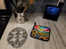 Load image into Gallery viewer, Colorful Sunflowers Pot Holders - Set of 2 Decorative Kitchen Helpers | Made in the USA