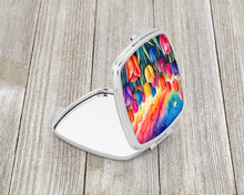 Load image into Gallery viewer, Colorful Tulips Compact Mirror – Stylish Purse Mirror with Artistic Covers