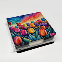 Load image into Gallery viewer, Colorful Tulips PU Leather Note Paper Holder