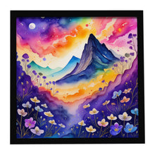 Load image into Gallery viewer, Colorful Violets Framed Metal Print