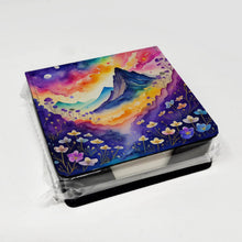 Load image into Gallery viewer, Colorful Violets PU Leather Note Paper Holder