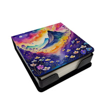 Load image into Gallery viewer, Colorful Violets PU Leather Note Paper Holder