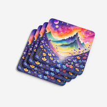 Load image into Gallery viewer, Colorful Violets Foam Coaster