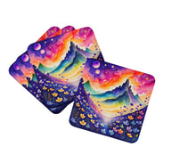 Load image into Gallery viewer, Colorful Violets Foam Coaster