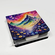 Load image into Gallery viewer, Colorful Violets PU Leather Note Paper Holder