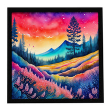 Load image into Gallery viewer, Colorful Yarrow Framed Metal Print