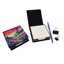 Load image into Gallery viewer, Colorful Yarrow PU Leather Note Paper Holder
