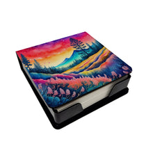 Load image into Gallery viewer, Colorful Yarrow PU Leather Note Paper Holder