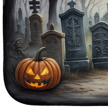 Load image into Gallery viewer, Affenpinscher Spooky Halloween Dish Drying Mat