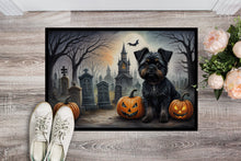 Load image into Gallery viewer, Affenpinscher Spooky Halloween Doormat -  18x27 Decorative Floor Mat – Indoor/Outdoor Rug