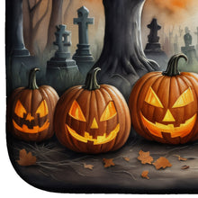 Load image into Gallery viewer, Affenpinscher Spooky Halloween Dish Drying Mat