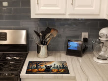 Load image into Gallery viewer, Affenpinscher Spooky Halloween Glass Cutting Boards – Durable, Decorative Kitchen Art Large