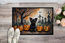 Load image into Gallery viewer, Affenpinscher Spooky Halloween Doormat -  18x27 Decorative Floor Mat – Indoor/Outdoor Rug