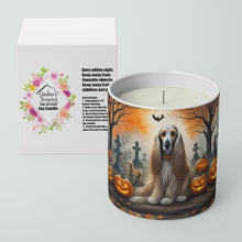 Load image into Gallery viewer, Afghan Hound Spooky Halloween Decorative Soy Candle
