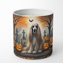 Load image into Gallery viewer, Afghan Hound Spooky Halloween Decorative Soy Candle