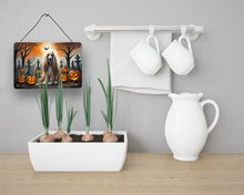 Load image into Gallery viewer, Afghan Hound Spooky Halloween Wall or Door Hanging Prints