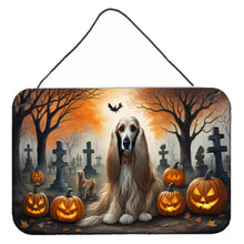 Load image into Gallery viewer, Afghan Hound Spooky Halloween Wall or Door Hanging Prints