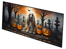 Load image into Gallery viewer, Afghan Hound Spooky Halloween Runner Mat 28x58