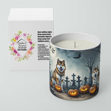 Load image into Gallery viewer, Akita Spooky Halloween Decorative Soy Candle