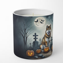 Load image into Gallery viewer, Akita Spooky Halloween Decorative Soy Candle