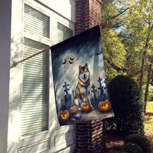 Load image into Gallery viewer, Akita Spooky Halloween House Flag
