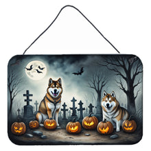 Load image into Gallery viewer, Akita Spooky Halloween Wall or Door Hanging Prints