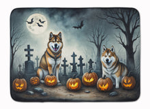 Load image into Gallery viewer, Akita Spooky Halloween Memory Foam Kitchen Mat