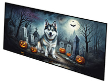 Load image into Gallery viewer, Alaskan Malamute Spooky Halloween Runner Mat 28x58