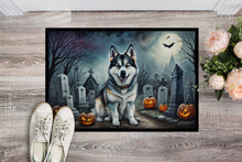 Load image into Gallery viewer, Alaskan Malamute Spooky Halloween Doormat - 24x36 Decorative Floor Mat – Indoor/Outdoor Rug with Artistic Flair