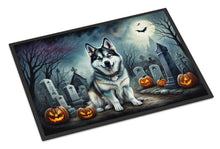 Load image into Gallery viewer, Alaskan Malamute Spooky Halloween Doormat - 24x36 Decorative Floor Mat – Indoor/Outdoor Rug with Artistic Flair
