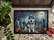 Load image into Gallery viewer, Alaskan Malamute Spooky Halloween Doormat -  18x27 Decorative Floor Mat – Indoor/Outdoor Rug