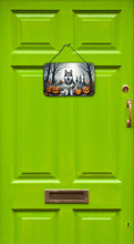 Load image into Gallery viewer, Alaskan Malamute Spooky Halloween Wall or Door Hanging Prints