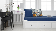 Load image into Gallery viewer, Alaskan Malamute Spooky Halloween Fabric Standard Pillowcase – Artistic Decorative Front, White Back