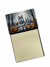 Load image into Gallery viewer, Alaskan Malamute Spooky Halloween Sticky Note Holder- Refiilable Desk Accessory Note Pad