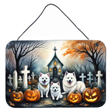 Load image into Gallery viewer, American Eskimo Spooky Halloween Wall or Door Hanging Prints