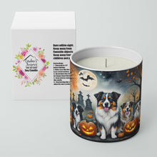 Load image into Gallery viewer, Australian Shepherd Spooky Halloween Decorative Soy Candle