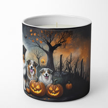 Load image into Gallery viewer, Australian Shepherd Spooky Halloween Decorative Soy Candle