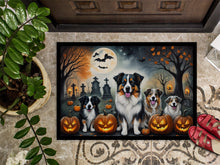 Load image into Gallery viewer, Australian Shepherd Spooky Halloween Doormat - 24x36 Decorative Floor Mat – Indoor/Outdoor Rug with Artistic Flair