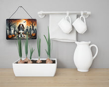 Load image into Gallery viewer, Basset Hound Spooky Halloween Wall or Door Hanging Prints