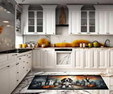 Load image into Gallery viewer, Basset Hound Spooky Halloween Runner Mat 28x58