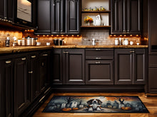 Load image into Gallery viewer, Basset Hound Spooky Halloween Runner Mat 28x58