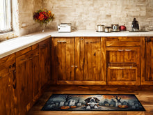 Load image into Gallery viewer, Basset Hound Spooky Halloween Runner Mat 28x58